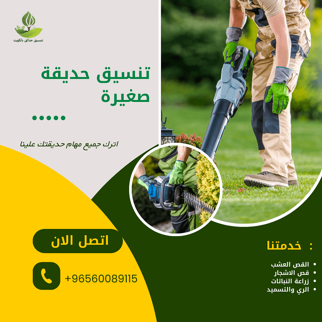 تنسيق حديقة صغيرة